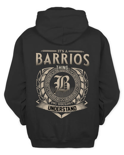BARRIOS HH88-K2–Personalized Name Quote Apparel “It’s a/an NAME Thing You Wouldn’t Understand”