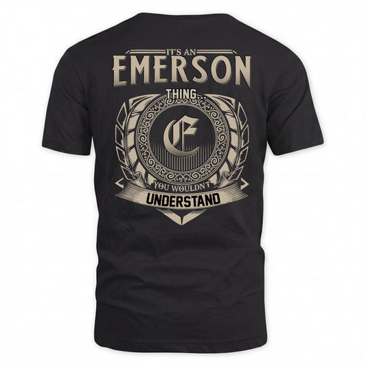 EMERSON HH88-K2–Personalized Name Quote Apparel “It’s a/an NAME Thing You Wouldn’t Understand”