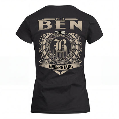 BEN HH88-K2–Personalized Name Quote Apparel “It’s an NAME Thing You Wouldn’t Understand”