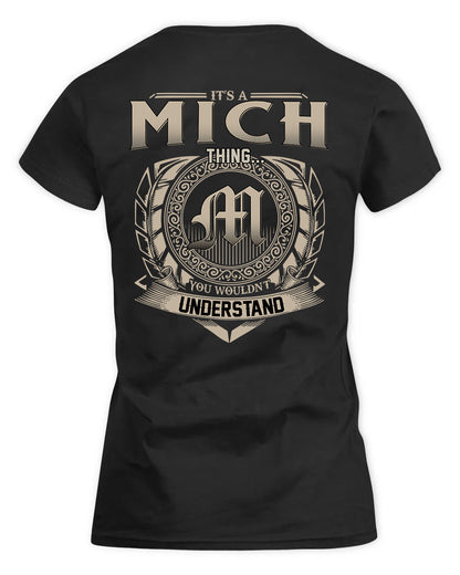 MICHAELA HH88-K2–Personalized Name Quote Apparel “It’s a/an NAME Thing You Wouldn’t Understand”