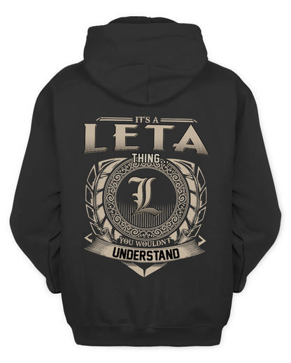 LETA HH88-K2–Personalized Name Quote Apparel “It’s a/an NAME Thing You Wouldn’t Understand”