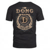 DONG 2K-101–Personalized Name Quote Apparel “I Am NAME May Not Be Perfect But I Am Limited Edition”