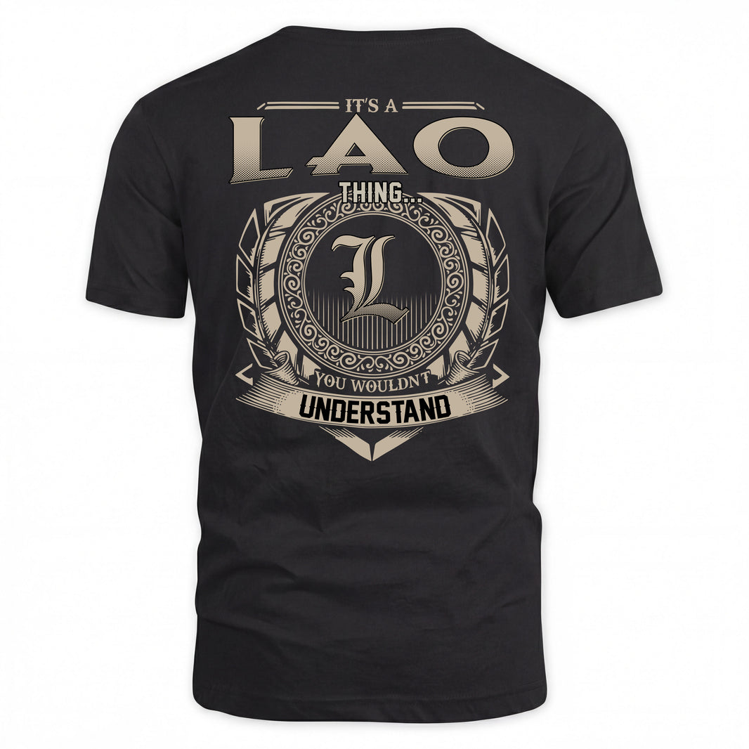 LAO HH88-K2–Personalized Name Quote Apparel “It’s a/an NAME Thing You Wouldn’t Understand”