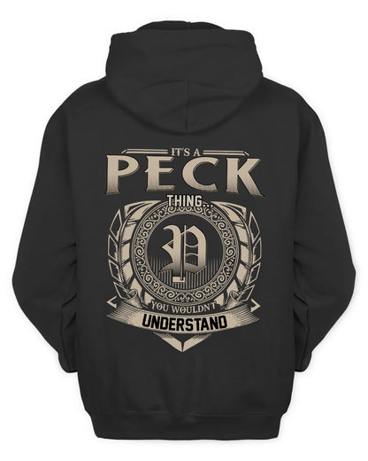 PECK HH88-K2–Personalized Name Quote Apparel “It’s a/an NAME Thing You Wouldn’t Understand”