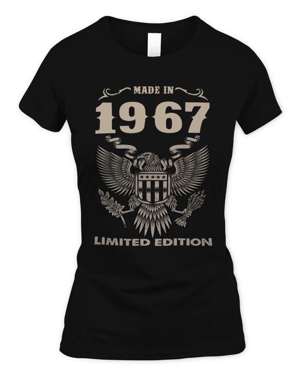 1967 HH89-K2 – Classic Birth Year Limited Edition T-Shirt - Women's Standard T-Shirt - Black