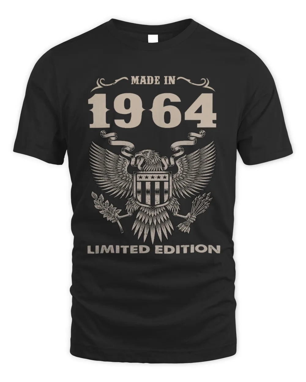1964 HH89-K2 – Classic Birth Year Limited Edition T-Shirt - Unisex Standard T-Shirt - Black