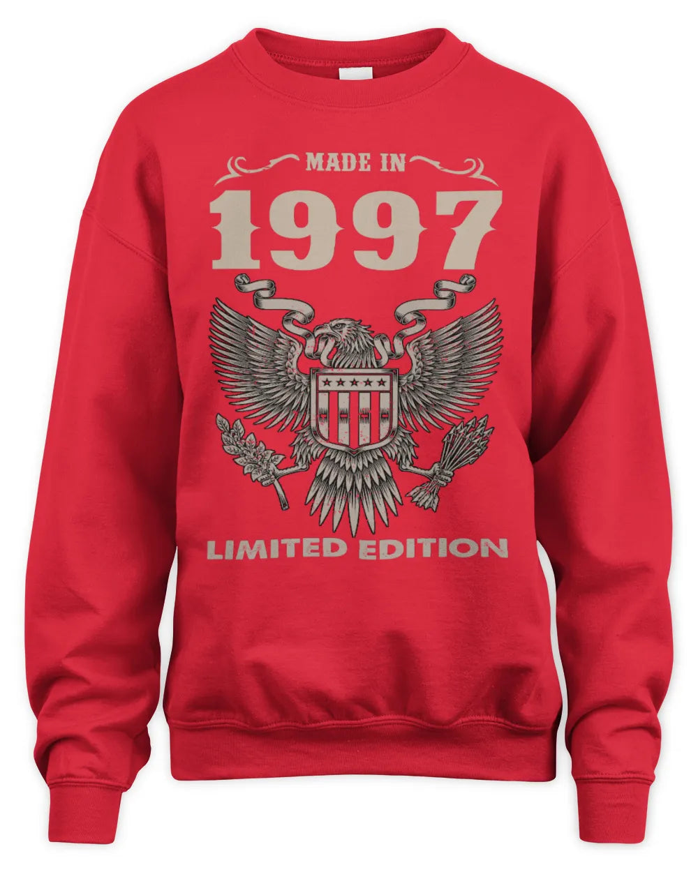 1997 HH89-K2 – Classic Birth Year Limited Edition T-Shirt - Unisex Sweatshirt - Red