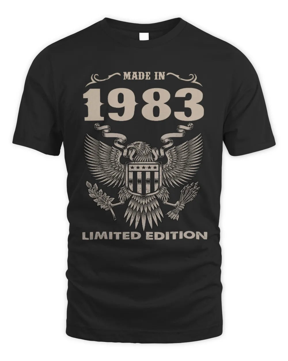 1983 HH89-K2 – Classic Birth Year Limited Edition T-Shirt - Unisex Standard T-Shirt - Black