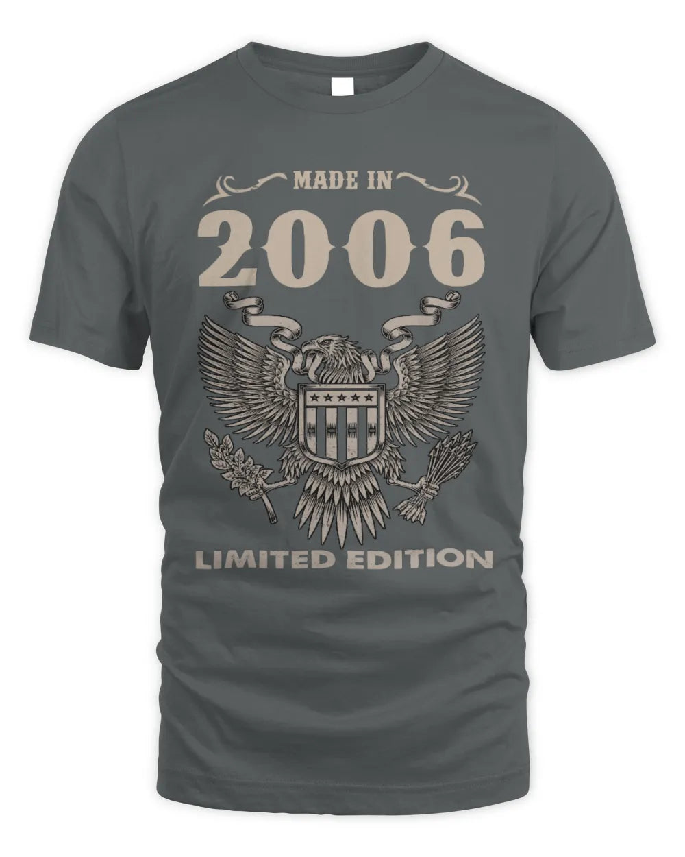 2006 HH89-K2 – Classic Birth Year Limited Edition T-Shirt - Unisex Standard T-Shirt - Charcoal