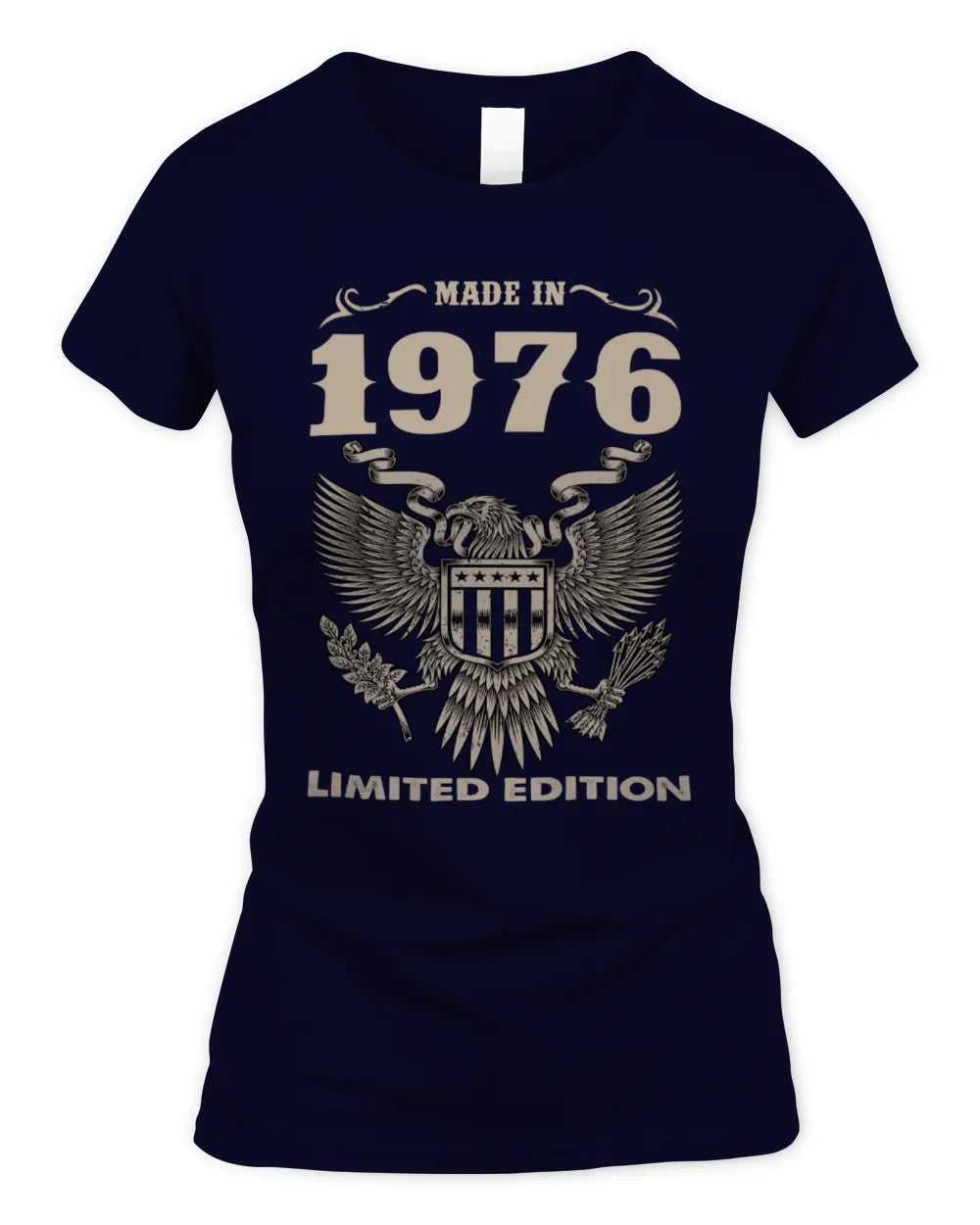 1976 HH89-K2 – Classic Birth Year Limited Edition T-Shirt - Women's Standard T-Shirt - Navy
