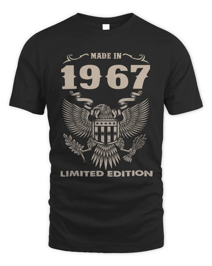 1967 HH89-K2 – Classic Birth Year Limited Edition T-Shirt - Unisex Standard T-Shirt - Black