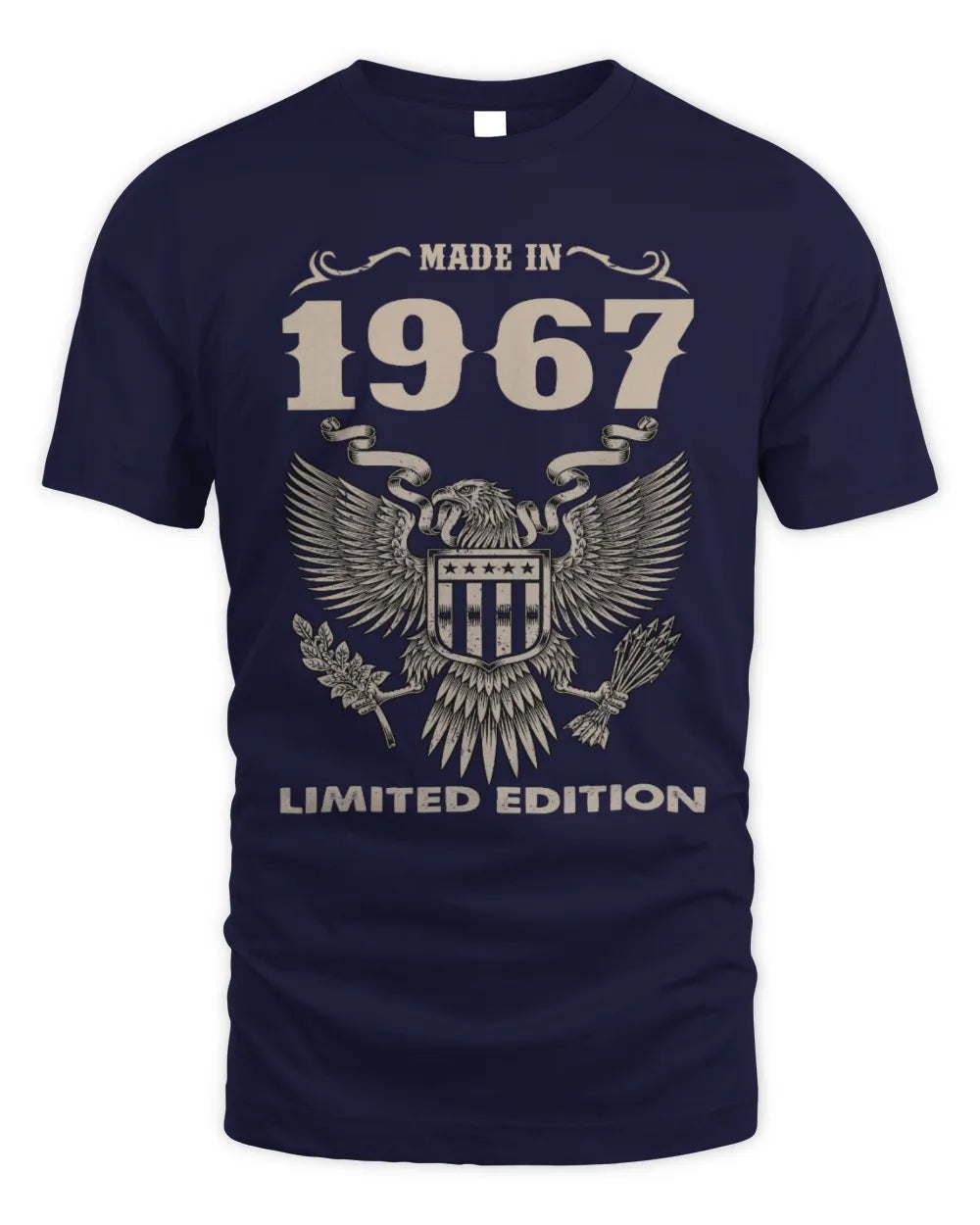 1967 HH89-K2 – Classic Birth Year Limited Edition T-Shirt - Unisex Standard T-Shirt - Navy
