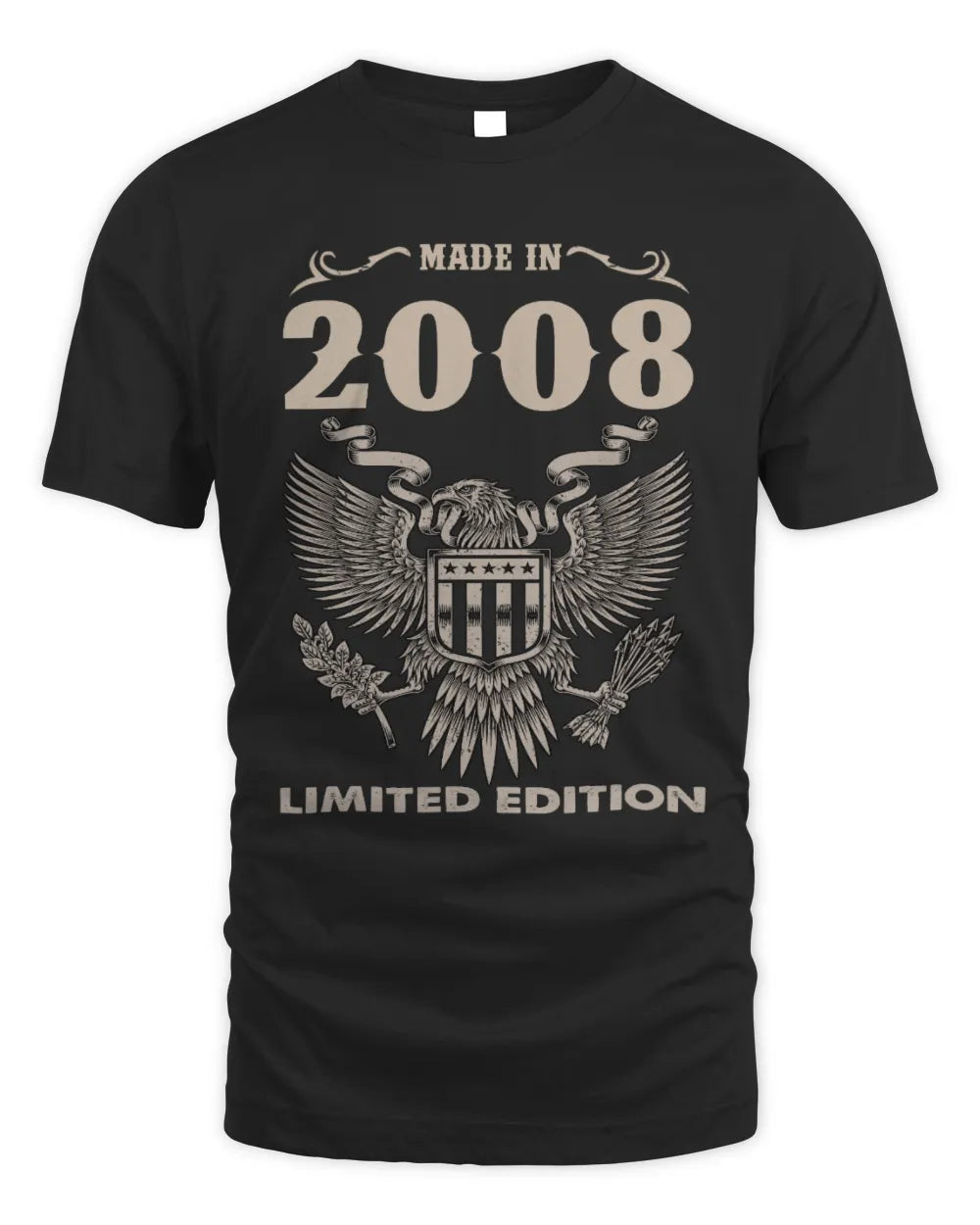 2008 HH89-K2 – Classic Birth Year Limited Edition T-Shirt - Unisex Standard T-Shirt - Black