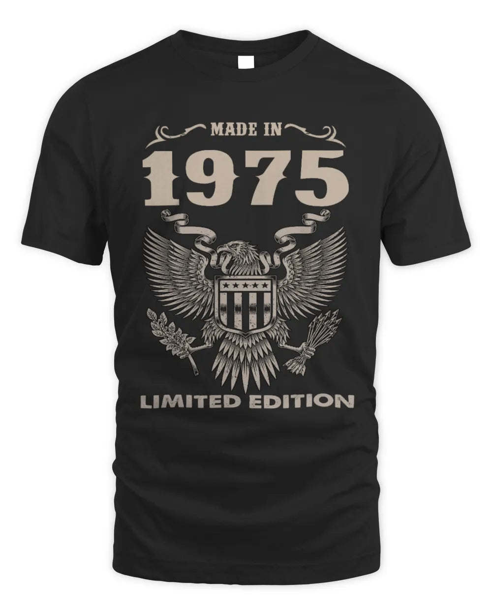 1975 HH89-K2 – Classic Birth Year Limited Edition T-Shirt - Unisex Standard T-Shirt - Black