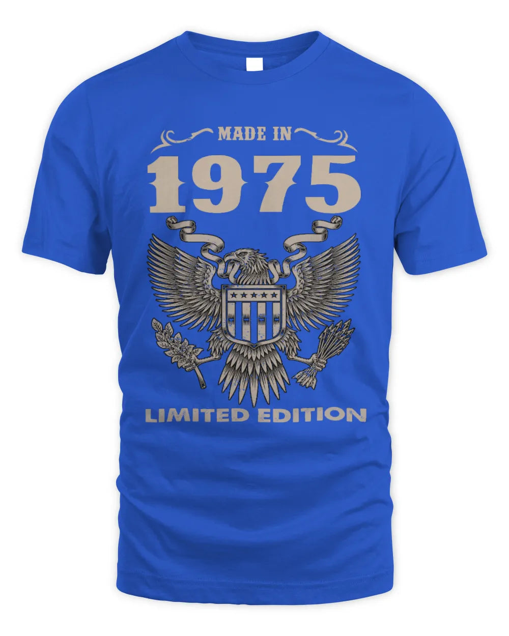 1975 HH89-K2 – Classic Birth Year Limited Edition T-Shirt - Unisex Standard T-Shirt - Royal
