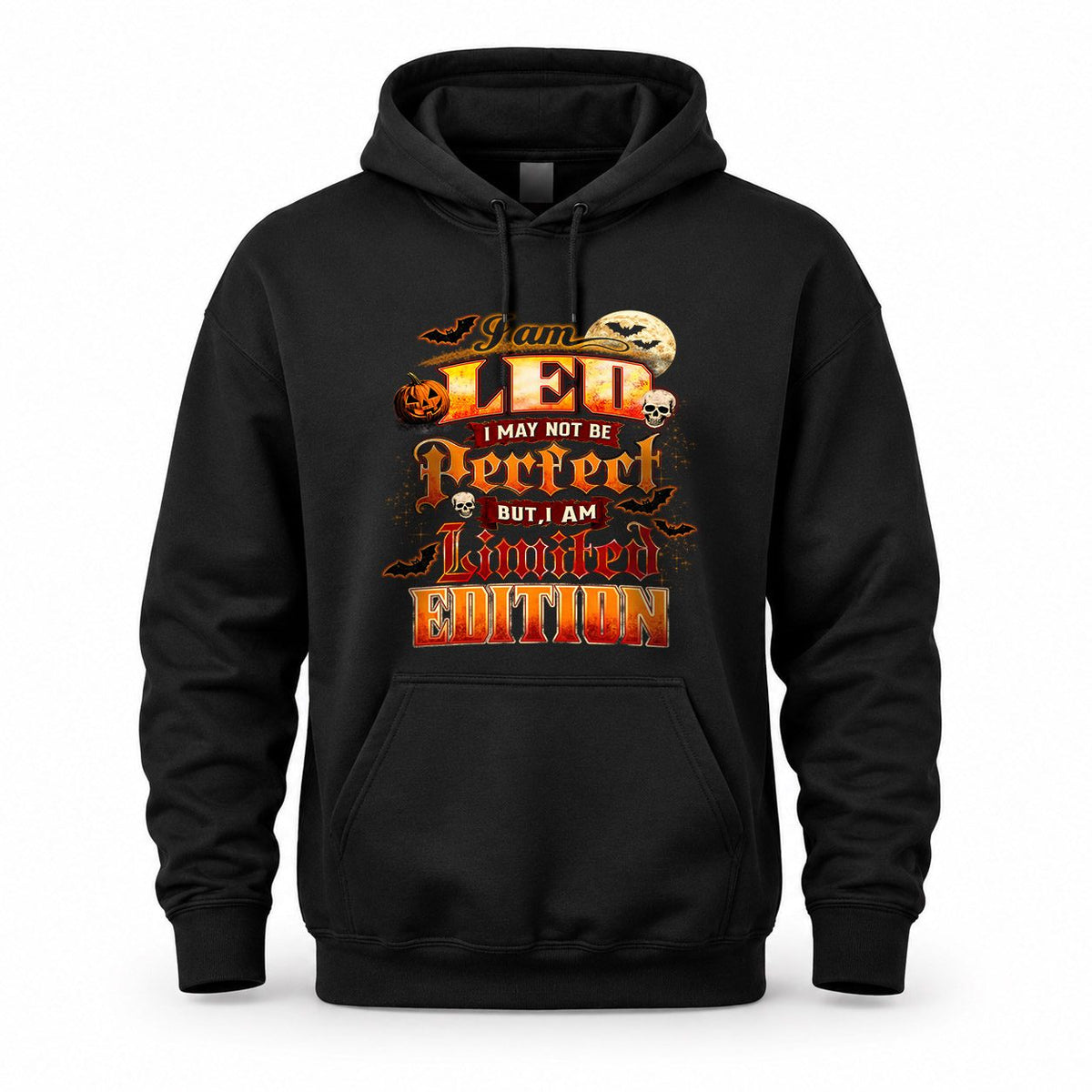 LEO HH-F008 – Personalized Name Halloween Shirt – “I May Not Be Perfect, But I Am Limited Edition” Custom Apparel