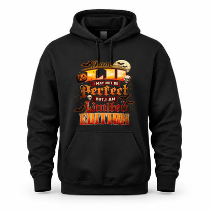 LU HH-F008 – Personalized Name Halloween Shirt – “I May Not Be Perfect, But I Am Limited Edition” Custom Apparel