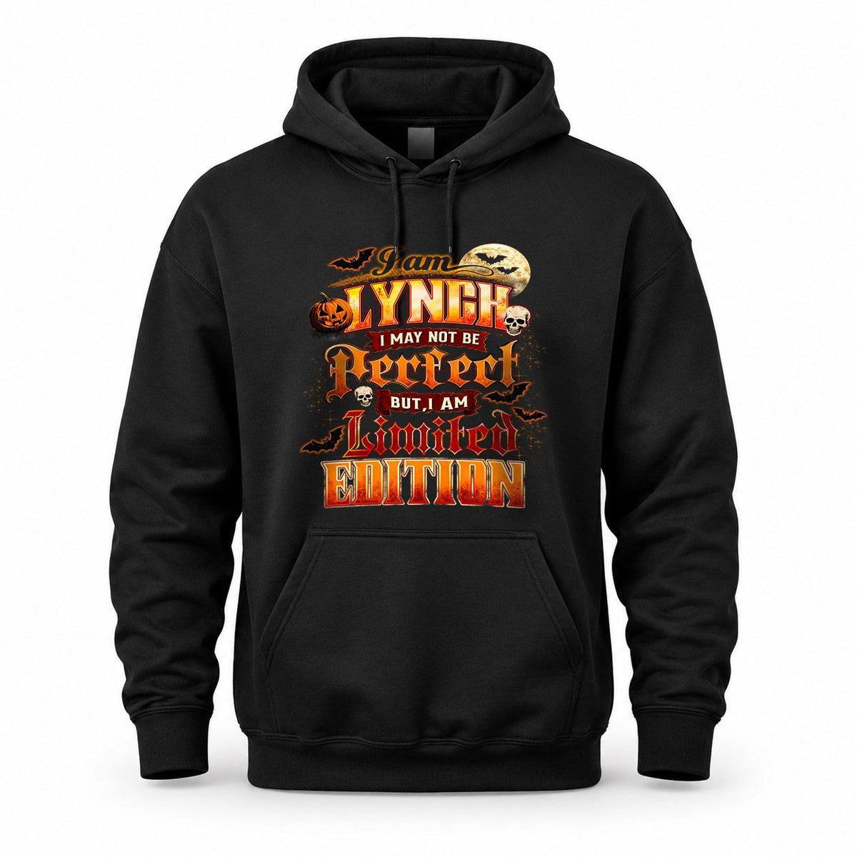 LYNCH HH-F008 – Personalized Name Halloween Shirt – “I May Not Be Perfect, But I Am Limited Edition” Custom Apparel