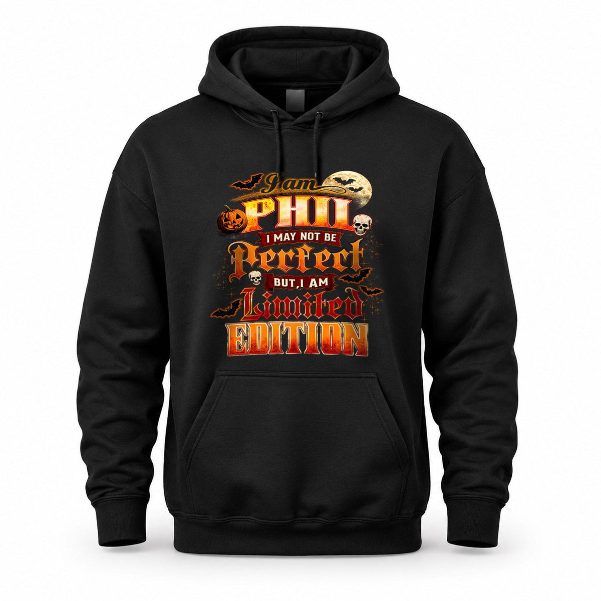 PHIL HH-F008 – Personalized Name Halloween Shirt – “I May Not Be Perfect, But I Am Limited Edition” Custom Apparel