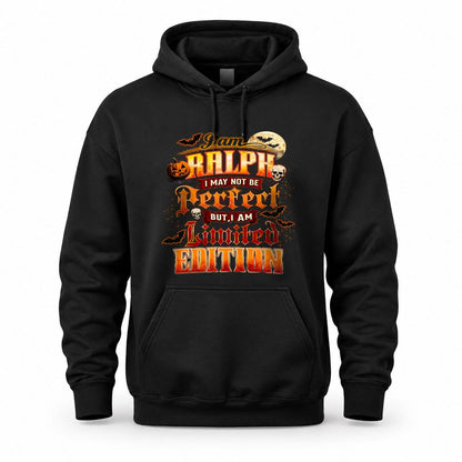 RALPH HH-F008 – Personalized Name Halloween Shirt – “I May Not Be Perfect, But I Am Limited Edition” Custom Apparel