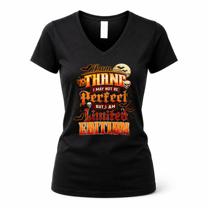 THANG HH-F008 – Personalized Name Halloween Shirt – “I May Not Be Perfect, But I Am Limited Edition” Custom Apparel